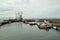 Boats and Rigs at Cromarty Harbour Scotland