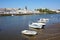 Boats on the river Gilao, Tavira.