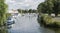Boats on the River Waveney, Beccles, Suffolk, UK