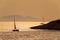 Boats Sailing at Sunset, Hvar Croatia