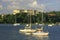 Boats at Samana port