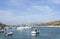 Boats in Schinoussa island marina