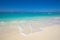 Boats in the sea off Maehama Beach in Miyakojima, Okinawa, Japan