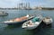 Boats at Sharjah Creek