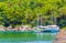 Boats ships Boat Mangrove and Pouso beach Ilha Grande Brazil