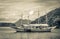 Boats ships Boat Mangrove and Pouso beach Ilha Grande Brazil