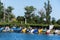 Boats on the shore on Fisherman island