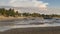 Boats on the shore of a tropical Malagasy beach