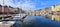 Boats standing in the harbour of Honfleur, Normany, France