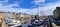 Boats standing in the harbour of Honfleur, Normany, France