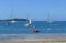Boats at Sullivans Bay Mahurangi Beach Auckland New Zealand