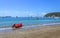 Boats at Sullivans Bay Mahurangi Beach Auckland New Zealand