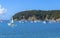 Boats at Sullivans Bay Mahurangi Beach Auckland New Zealand