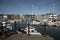 Boats on Sutton Harbour Plymouth Devon UK