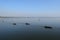 Boats In Taungthaman Lake Near Amarapura, Myanmar