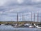 Boats at their moorings Morston Norfolk