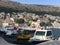 Boats tied up and docked in Dubrovnik port, Croatia