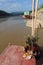 Boats at the village of Pak Beng on River Mekong