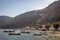 boats and village santorini