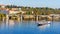 Boats on the Vltava River