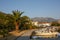 Boats and yachts in the harbor, beautiful summer landscape. Tivat marina, Montenegro.