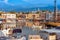 Boats and yachts moored at the beautiful Harbour of Kyrenia. Cyp