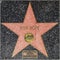 Bob Hope`s star on Hollywood Walk of Fame