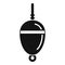 Bobber float icon, simple style