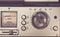 Bobbin tape recorder retro micrphone. HD photo.