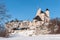 The Bobolice Castle in winter