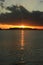 Boca Chica bay at sunset