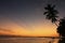 Boca Chica beach at sunset