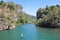 Boca de Yumuri, the canyon where the Yumuri river flows to the sea, near Baracoa, Cuba