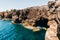 Boca do Inferno -the seaside cliffs close to the Portuguese city of Cascais