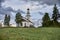 Boda church in Dalarna with a beautiful nature and a fantastic view