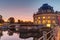 The Bode-Museum in Berlin at sunrise