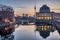 The Bode Museum, the Television Tower and the river Spree