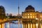 Bode-Museum, Television Tower and Spree river in Berlin