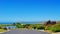 Bodega Bay, skyline, architecture, garden, flowers, California, United States of America, Usa