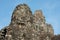 Bodhisattva face towers viewed near the east gate of Bayon, Angkor Thom, Siem Reap