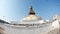 Bodhnath stupa with prayer flags