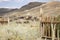 Bodie ghost town from hillside cemetery