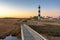 Bodie Island Lighthouse is located at the northern end of Cape Hatteras National Seashore, North Carolina , USA.