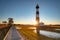 Bodie Island Lighthouse is located at the northern end of Cape Hatteras National Seashore, North Carolina , USA.