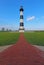 The Bodie Island lighthouse on the Outer Banks of North Carolina