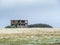BODMIN MOOR, CORNWALL, ENGLAND - JANUARY 2 2021: Abandoned wartime building on Davidstow moor. Former control tower, in