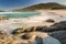 Bodri beach near Ile Rousse in Corsica