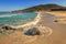 Bodri beach near Ile Rousse in Corsica