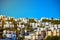 Bodrum, Turkey: Typical Aegean architecture with white cubic houses