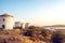 Bodrum windmills at sunset